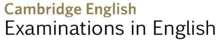 Cambridge English Examinations in English