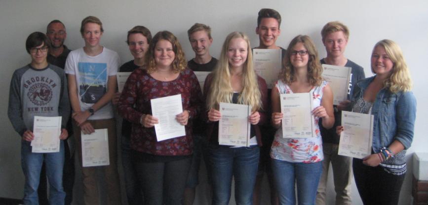 Schüler erhielten Englisch-Diplome