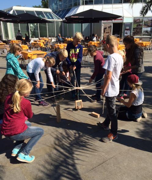 Die Klasse 5e im Grugapark Essen