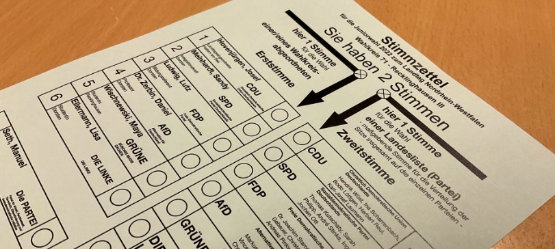 NRW wählt – unsere Schülerschaft auch: Juniorwahl 2022