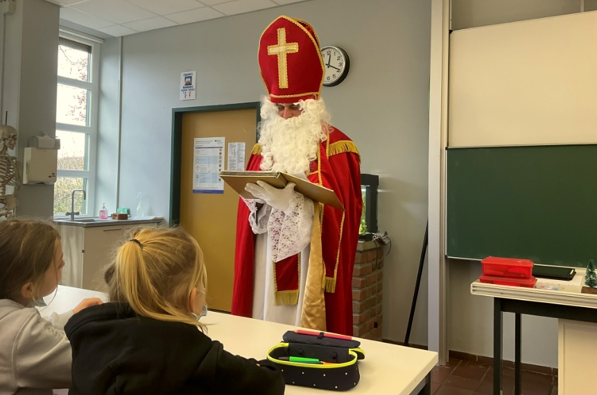 Überraschender Besuch vom Nikolaus