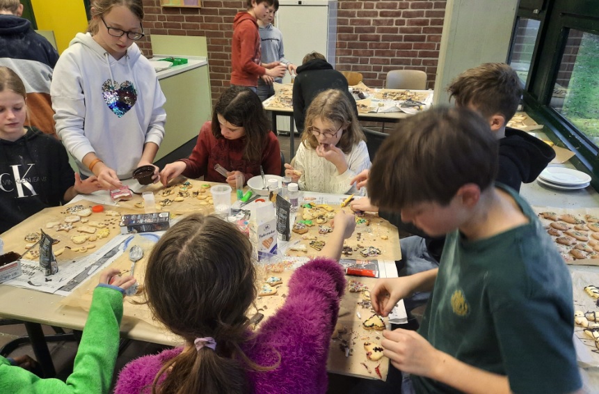 In der Weihnachtsbäckerei …