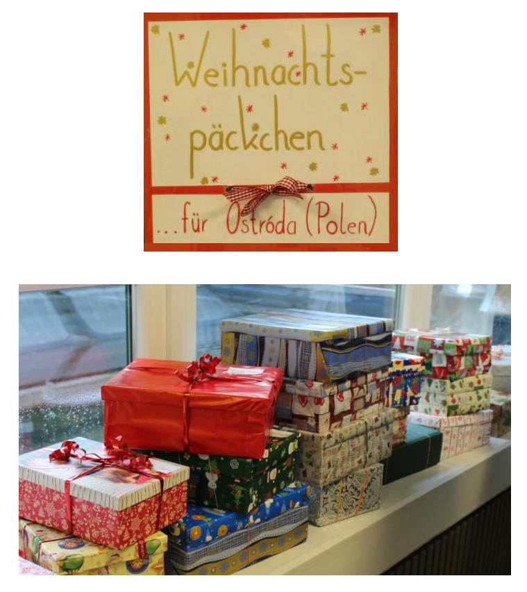 Mach mit! Aktion Weihnachtspäckchen für Ostróda