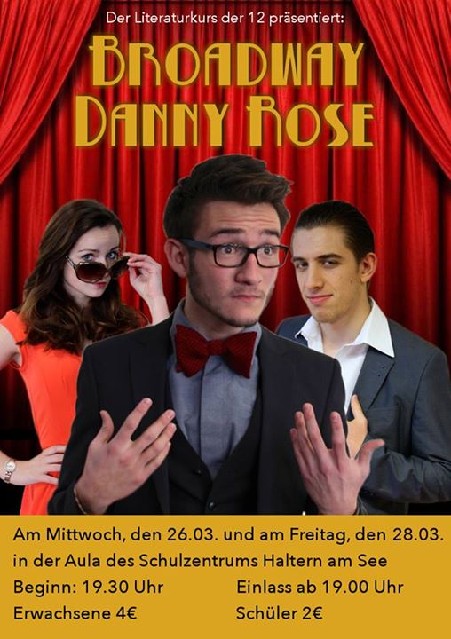 Literaturkurs erntete für Aufführung von „Broadway Danny Rose“ verdient großen Applaus